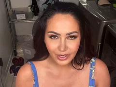 アジア人, デカパイ, 中出し, ディルド, オナニー, 淫乱熟女, 馬乗り