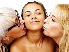 エクストリーム, はじめて, お婆さん, Hd, レズビアン, 熟年, オージー, ラフ