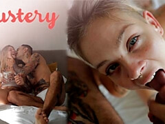 Grosser schwanz, Blondine, Blasen, Paar, Hardcore, Hd, Selbstgemacht, Pov