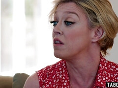 ブロンド, チン, Hd, 巨大, 母, スペイン人, 義母, オッパイの