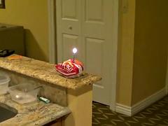 Brandon Posing in Kitchen