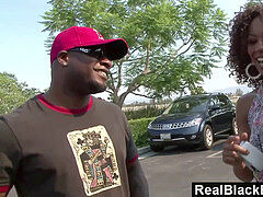 デカチン, 黒人, フェラチオ, 茶髪の, 黒人, ガリガリ, 三人, オッパイの