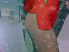 Babes driving an ultra lite while naked