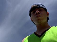 アナル, デカチン, フェラチオ, イく瞬間, ゲイ, アウトドア, ガリガリ, ティーン