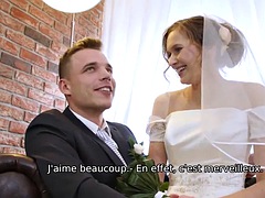 デカパイ, フェラチオ, 結婚, 茶髪の, チェコ, 指いじり, 下着, オッパイの