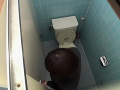 Godlike Japanese lady perfroming in fetish sex video in public