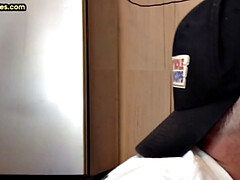 素人, アナル, フェラチオ, イマラチオ, ゲイ, 眼鏡, 異人種間, 熟年