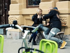 Анальный секс, Блондинки, Сперма во рту, Спортзал, Ласковые ручки, Лизание, Сосущие, Сиськи