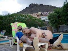 In den arsch, Arsch, Grosser arsch, Grosse titten, Hardcore, Hd, Reif, Im freien