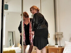 巨乳な, エロ熟女, オナニー, 母, 自然山雀, 赤毛, 一人, 妻