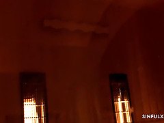 デカチン, デカパイ, フェラチオ, 手コキする, Hd, なめる, オマンコ, 剃毛