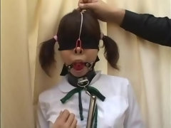 Aziatisch, Bondage discipline sadomasochisme, Fetisj, Hd, Japaans, Gezichtspunt, Tiener, Tieten likken