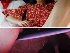 Éjaculation interne, Tir de sperme, Bite énorme, Fille latino, Monstre, Pov, Chatte, Nénés