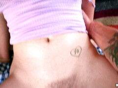 素人, アメリカ人, お尻, ブロンド, フェラチオ, チン, アウトドア, スパンキング