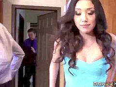Sucer une bite, Brunette brune, Fille latino
