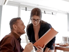 アナル, 美女, デカチン, フェラチオ, 茶髪の, 家族, ハードコア, タトゥー