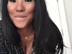 アジア人, 美女, 一人, オッパイの