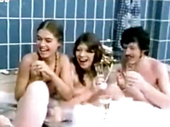 素人, フェラチオ, グループ, 毛深い, ハードコア, なめる, オージー, ヴィンテージ