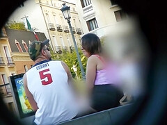 Lucky dude picks up innocent girls in the street - Big dick