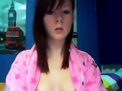 Amateur, Brunette brune, Masturbation, Fessée, Adolescente, Nénés, Webcam