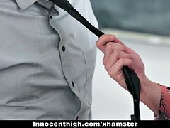 InnocentHigh - Hot SchoolGirl Fucks Her WAY Out Of Trouble