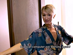 Pijpbeurt, Oudere vrouw, Hardcore, Ondergoed, Rijpe lesbienne, Moeder die ik wil neuken, Russisch, Kort haar