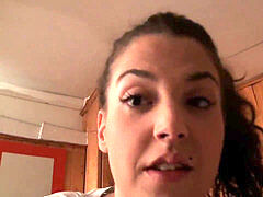 Amateur, Sucer une bite, Brunette brune, Tir de sperme, Européenne, Faciale, Réalité, Espagnole