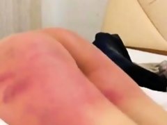 素人, お尻, 緊縛, フェティッシュ, スパンキング
