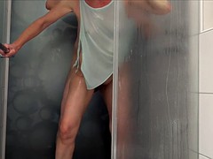 Любители, Кончили внутрь, В офисе, Душ, Сиськи