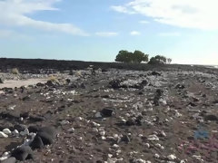 ビキニ, 爸, 指いじり, 彼女, オマンコ, ガリガリ, 喫煙, オッパイの