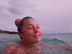 Leie, Strand, Fingern, Freundin, Masturbation, Nackt, Pov, Abendanzug