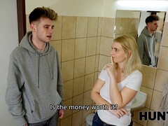 Blondine, Gehörnter ehemann, Schmutzig, Hd, Pov, Muschi, Rasiert, Sohn