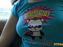 Anal, Grosse bite, Gros seins, Queue, Première fois, Lunettes, Adolescente, Ados anal