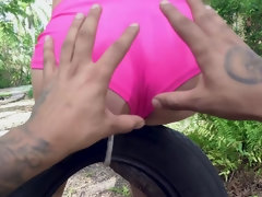 Asiático, Chica, Mamada, Morena, Estilo perrito, Hd, Al aire libre, Coño