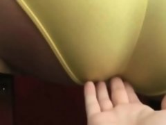 Blondine, Fingern, Milf, Höschen