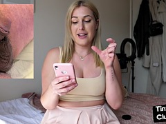 Amateur, Nana, Grosse bite, Gros seins, Blonde, Femme dominatrice, Fétiche, Solo