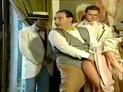 Erika Bella Vintage jokey buttfuck double penetration