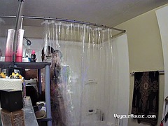 素人, デカパイ, 黒人, 黒人, 剃毛, シャワー, ウェブカメラ