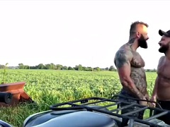Anal, Sucer une bite, Couple, Homosexuelle, Hard, De plein air, Public