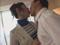 Alluring Japanese cougar Natsumi Horiguchi performing an amazing foot fetish porn video