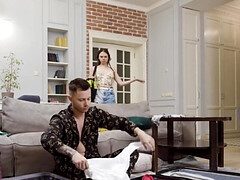 舐める尻, 美女, 茶髪の, ズームショット, Hd, コキ, ロシア人, 三人