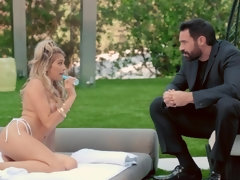 ベッドルーム, ブロンド, 巨乳な, バック, 顔射, Hd, 自然山雀, オイル