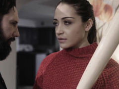 Pijpbeurt, Bruinharig, Sperma shot, Harig, Handbeurt, Hd, Tieten likken