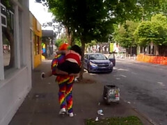 Brunette Josie Jaxxon Cheats on Husband with Gibby The Clown BBC in Public Outdoor Sex