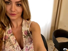 18, 巨乳な, 彼女, 自家製, 淫乱熟女, 一人, ティーン, オッパイの