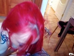 Enthousiasteling, Schattig, Hakken, Gezichtspunt, Schoolmeisje, Mager, Tiener, Uniformpje