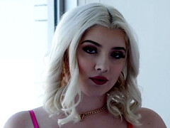 Grote mammen, Blond, Pijpbeurt, Sperma, Diep in de keel, Handbeurt, Hardcore, Gezichtspunt