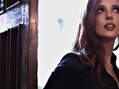 Sensual therapy session for big ass lesbian teen Scarlett Mae by MILF Marie McCray