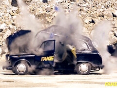 Grosse titten, Blondine, Schwanz, Hundestellung, Hd, Party, Öffentlich, Schreiend