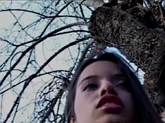 素人, 茶髪の, 指いじり, ラティーナ, オナニー, アウトドア, ティーン, オッパイの